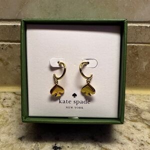 Kate Spade Gold Spade Earrings